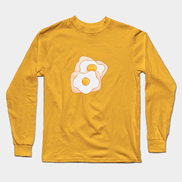 I Luv Egg Long Sleeve T-Shirt by widays7